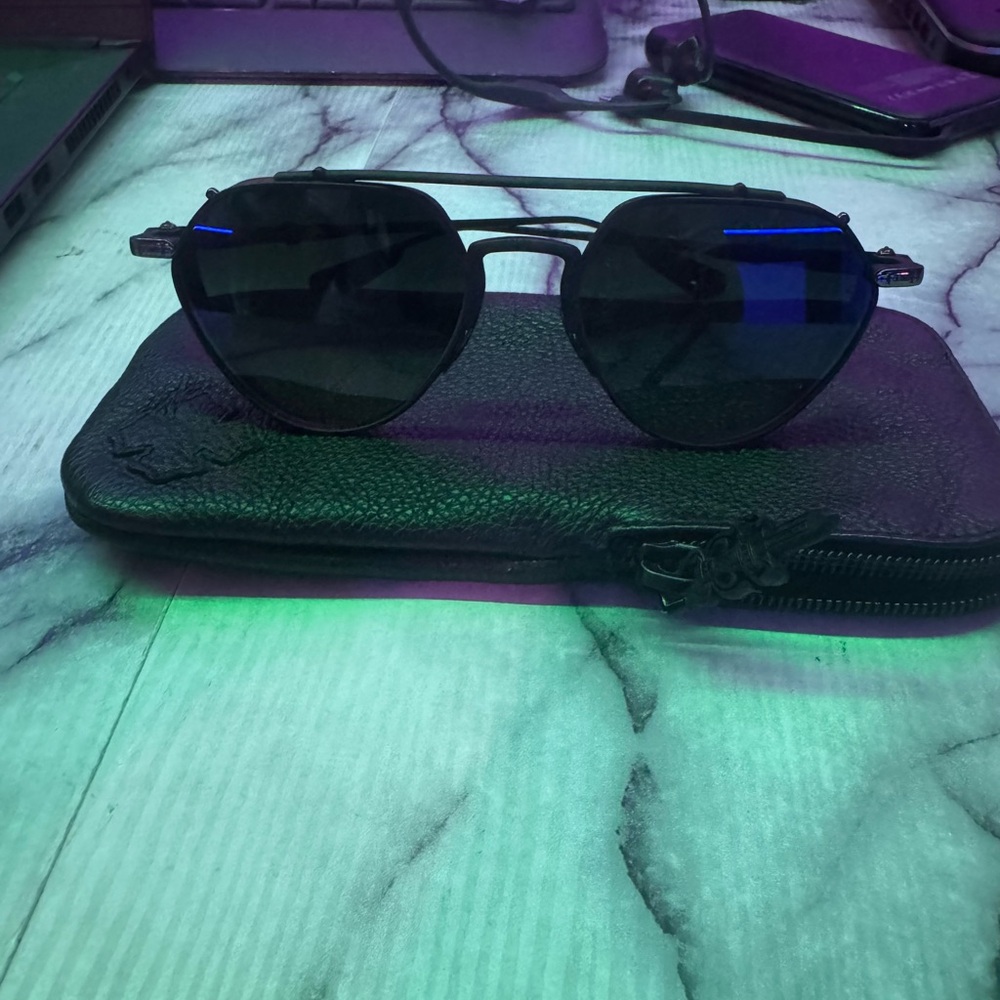 Chrome Hearts Black Sunglasses